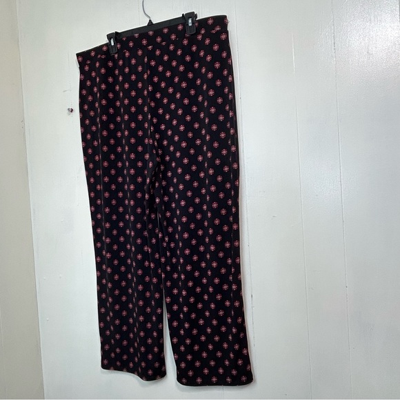 Investments Soft Separates Wine Black Pull On Wide Leg Palazzo Pants Size XL. - Picture 4 of 10